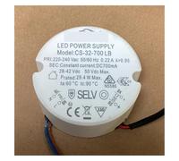 Eaglerise 30W 700mA Round LED Driver No Flicker-Quiet Operation Constatant Current LED Transformer