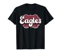 Eagles Eagles Imprimé Carreaux Spirit Maroon Eagles Game Day T-Shirt