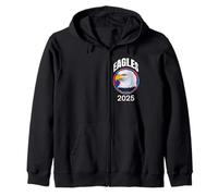 Eagles - Graphique des gagnants de la saison 2025 pour fans Sweat à Capuche
