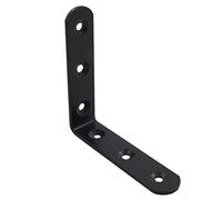 Eagles Lot de 10 supports d'angle en L (80 mm x 80 mm x 3 mm) - Supports d'angle à 90 degrés - Supports en L en métal pour meubles en bois, armoires, chaises, étagères, avec 60 vis