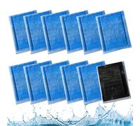 Eagles Lot de 12 cartouches de filtre de rechange pour aquarium compatibles avec les filtres Aqua-Tech (EZ-Change #2) pour cartouche n°2/filtre marineland b, compatible avec les filtres d'alimentation