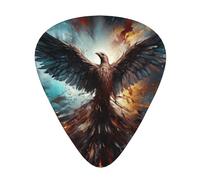 Eagles Lot de 12 médiators pour guitare, 4 pièces de 3 tailles, adaptés à une large gamme d'instruments à cordes