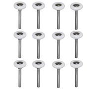 Eagles Lot de 12 rouleaux de porte de garage en nylon pour porte de garage en acier 5 cm