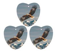 Eagles Lot de 3 désodorisants pour voiture à suspendre en forme d'amour - Cartes parfumées durables pour voiture, maison, bureau - Style blanc
