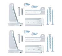 Eagles Storm - Lot de 2 ferme-portes de rechange compatibles avec Andersen/Emco/Larson/40201/Pella - Kit de réparation de ferme-porte automatique pour fermeture automatique (blanc)