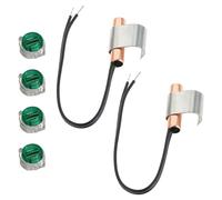 Eagles W10316760 Lot de 2 capteurs de thermistance pour réfrigérateur compatible avec thermistance d'évaporateur Whirlpool KitchenAid - Remplace # AP4538142, PS2580944, W10323459, 12791417