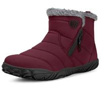 Eagsouni Bottes Barefoot Homme Femme Bottines de Neige | Chaudes Fourrées, Minimaliste, Confort, Antidérapant, Wide Toe Box, Drop zéro