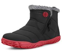 Eagsouni Bottes Barefoot Homme Femme Bottines de Neige | Chaudes Fourrées, Minimaliste, Confort, Antidérapant, Wide Toe Box, Drop zéro