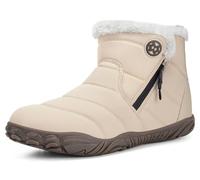 Eagsouni Bottes Barefoot Homme Femme Bottines de Neige | Chaudes Fourrées, Minimaliste, Confort, Antidérapant, Wide Toe Box, Drop zéro