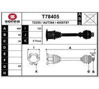 EAI Arbre D'Entraînement Avant Gauche Droite pour Audi A4 Toute A5 Sportback