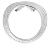 EAK 501-80 Câble de connexion pour modem câble Data CATV avec connecteur F Quickfix F 4 voies blindé 5 m