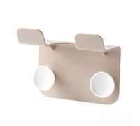 EALRIDV Porte-Sang, Support Mural pour sèche-Cheveux, Accessoires de Fer et de Salle de Bain Lisses, Coller sans Forage, Solution de Rangement Pratique pour Votre Salle de Bain