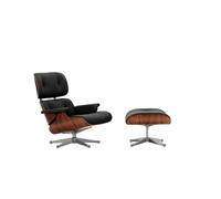 Vitra Lounge Chair XL et Ottoman, Designer Charles & Ray Eames, 89/42x84/63x85-92/56 cm
