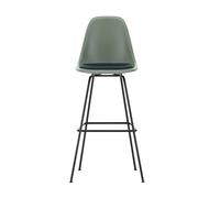 Eames Fiberglass Bar Stool High Tabouret de bar avec coussin d'assise Vitra - 4055737240119