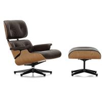 Eames Lounge Chair & Ottoman Armchair CONFIGURATEUR Cuir Premium F / Cuir Natural Vitra - VITRA 41212200