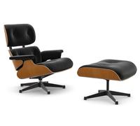 Eames Lounge Chair & Ottoman Fauteuil COMPOSITION PRÉFÉRENTE en cuir Premium Vitra Cerisier naturel - 41206600