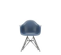 Eames Plastic Arm Chair DAR Chaise Vitra Noir - Sea blue - VITRA 44032000 30 83