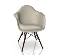 Eames Plastic Arm Chair DAW Chaise Vitra Érable foncé - Caillou - VITRA 44032500 95 11