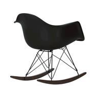 Eames Plastic Arm Rocking Chair RAR Black Collection Chaise à bascule Vitra - 4055737198472