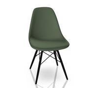 Eames Plastic Side Chair DSW Chaise Vitra Érable noir - forest - 4055737263446