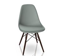 Eames Plastic Side Chair DSW Chaise Vitra Érable sombre - Gris clair - 4055737100406