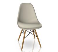 Eames Plastic Side Chair DSW Chaise Vitra Frêne couleur miel - Caillou - VITRA 44030500 65 11