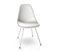 Eames Plastic Side Chair DSX Chaise Vitra Chromé - Blanc - 4055737265440
