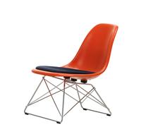 Eames Plastic Side Chair LSR chaise avec coussin d'assise Vitra - 4055737162152