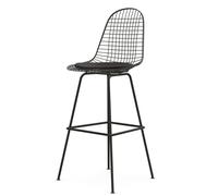 Eames Wire Bar Stool Tabouret de bar haut avec coussin d'assise Vitra - 4055737222122