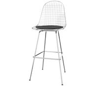 Eames Wire Bar Stool Tabouret de bar haut avec coussin d'assise Vitra - VITRA 41227500
