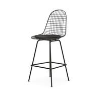 Eames Wire Bar Stool Tabouret de bar moyen avec coussin d'assise Vitra - 4055737336065