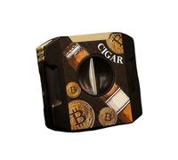 EAMOM Coupe-V 3 en 1 en acier inoxydable, outil de coupe de précision professionnel avec poinçon intégré et base rotative, tondeuse portable avec porte-aiguille (A)