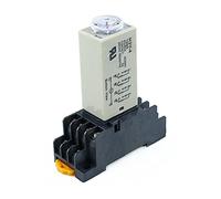 EAMOM H3y-2 0-10m Minuterie de relais de délai de temporisation DPDT 8 Épingles Tension:22 0V 11 0V 24V 12V (Size : DC24V)