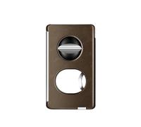 EAMOM Outil professionnel 5 en 1 coupe-cigare, coupe en V de précision et tondeuse plate avec support caché, accessoire en métal à motifs artistiques, outil multifonction portable (I)