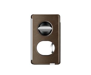 EAMOM Outil professionnel 5 en 1 coupe-cigare, coupe en V de précision et tondeuse plate avec support caché, accessoire en métal à motifs artistiques, outil multifonction portable (I)