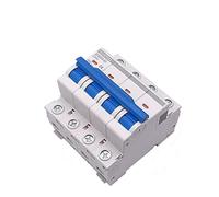 EAMOM Rail Din Mini Circuit Disjoncteur 4 Polonais 400V ~ Boîte de distribution de commutateur d'air ménager Protection mécanique de l'équipement de moteur 72mm MCB (Color : 4P, Size : 32A)