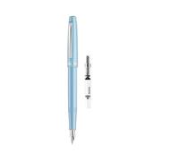 EAMOM Stylo plume rétro pour pratique de calligraphie avec encre rechargeable, stylo signature pour bureau d'étudiant (kaplan bleu, EF 0,3 mm)