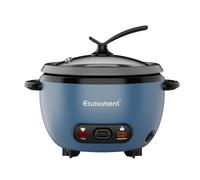 Eamoment Cuiseur à riz & vapeur 1L, Antiadhésif, Bleu, 400W