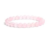 EAmrfvqt Bracelets de perles, Bracelet de perles pierre, cristal d'améthyste, aigue-marine multicolore, 17-21cm, élastique(8MM BEADS-D,21cm-8.3inch)
