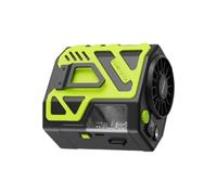 EAmrfvqt Petite ceinture ventilée, Mini ventilateur portable de refroidissement à pince taille multi 9.7x8.8cm OfficeHome(Green)