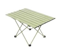 EAmrfvqt Table de Plage Pliante, Tailles Multi Vertes portatives Pliables extérieures de Tableau Camping d'acier au Carbone
