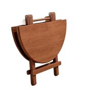 EAmrfvqt Table de Salon, Table à Manger Pliante abattant for Petits espaces, Plusieurs Tailles, thé, Bois(Tea Color,80 * 80 * 72cm)
