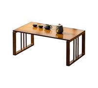 EAmrfvqt Table de Salon, Table Basse portative Pliante en Bambou 60-100x42x33cm(100 * 42 * 33cm)