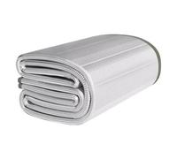 EAmrfvqt Tapis en Papier d'aluminium, Tapis EPE en Papier d'aluminium de 7 mm, Isolant Double Face, 0,9 à 2,5 m