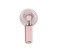 EAmrfvqt Ventilateur portable, Mini ventilateur USB Feng Shui, portatif à 3 vitesses avec support de téléphone Base multicolore(Pink)