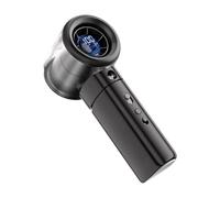 EAmrfvqt Ventilateur portable, Ventilateur brumisateur portable USB 12 heures 2 spray 19x7cm multicolore(Black)