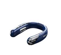 EAmrfvqt Ventilateurs de cou portables, Climatiseur suspendu à cou, ventilateur sans lame de réfrigération 5 vitesses, multicolore(Blue)