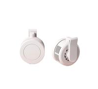 EAmrfvqt Ventilateurs de cou portables, Mini ventilateur à pince multicolore sans lame, 3 vitesses, Portable, suspendu la taille, refroidisseur de cou, USB(White)