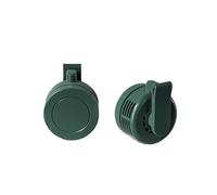 EAmrfvqt Ventilateurs de cou portables, Mini ventilateur à pince multicolore sans lame, 3 vitesses, Portable, suspendu la taille, refroidisseur de cou, USB(Green-j1)