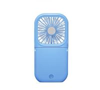 EAmrfvqt Ventilateurs de cou portables, Ventilateur portatif 3-en-1 suspendu au cou USB pliable multicolore(Blue)